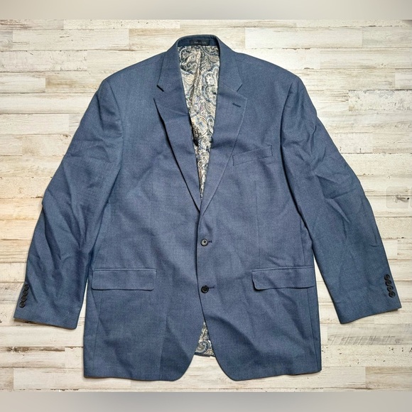 Lauren Ralph Lauren Other - Lauren Ralph Lauren Blazer Jacket Men's 48L Blue Classic Liner Paisley Pattern